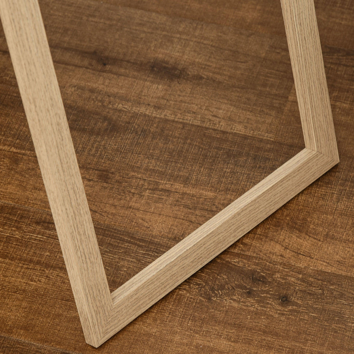 HOMCOM Ganzkörperspiegel mit Ständer, freistehend, 40 cm x 150 cm, Natur