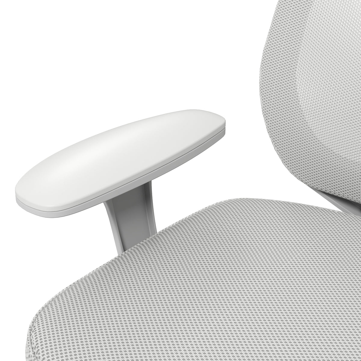 Vinsetto Bürostuhl, Ergonomisch Schreibtischstuhl mit Drehfunktion, Höhenverstellbar 55 x 48 x 82,5-94,5 cm Grau
