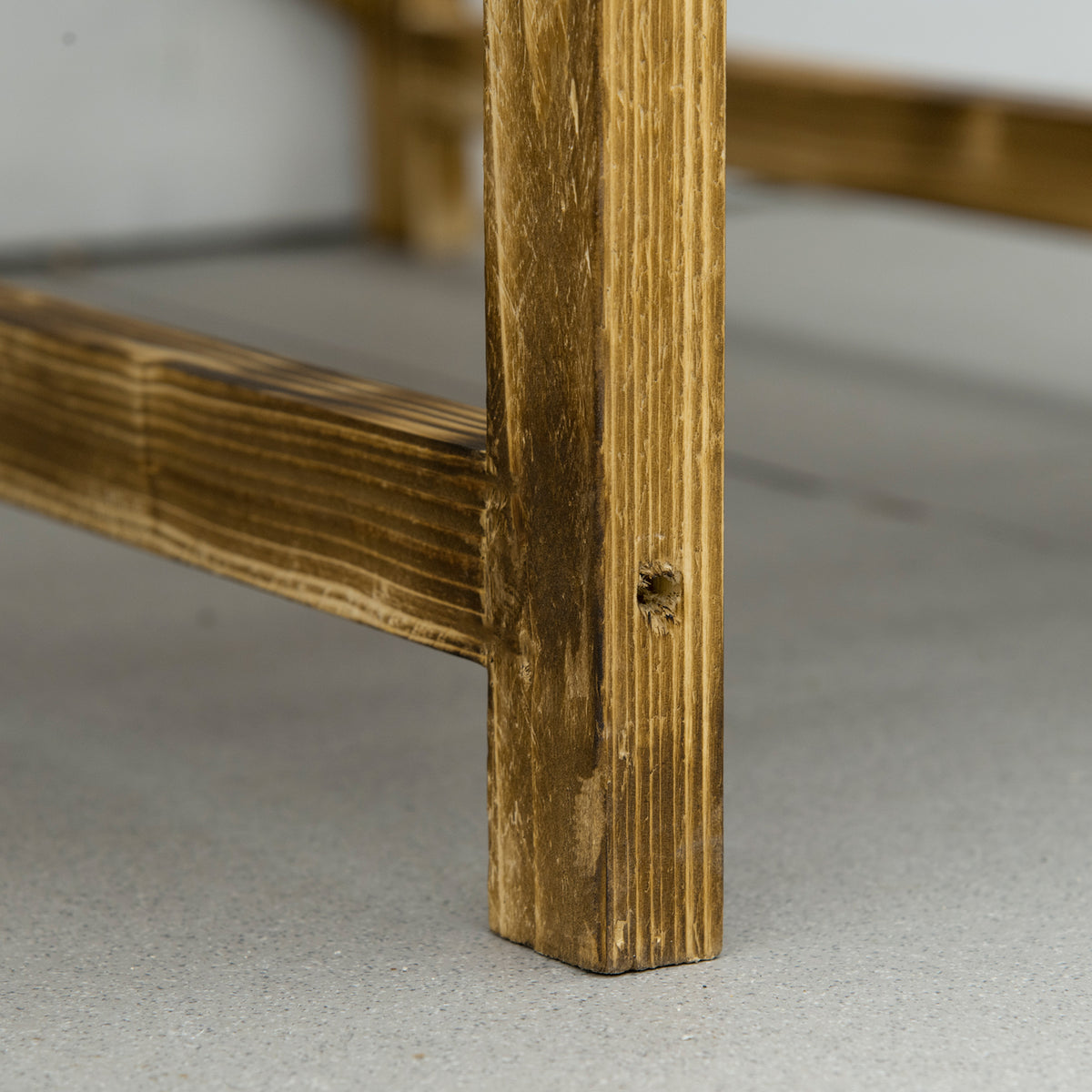 Outsunny Pflanzentreppe, Blumentreppe, Blumenregal, Pflanzregal, Blumenständer, 3 Stufen, Tannenholz, 100 x 80 x 78cm