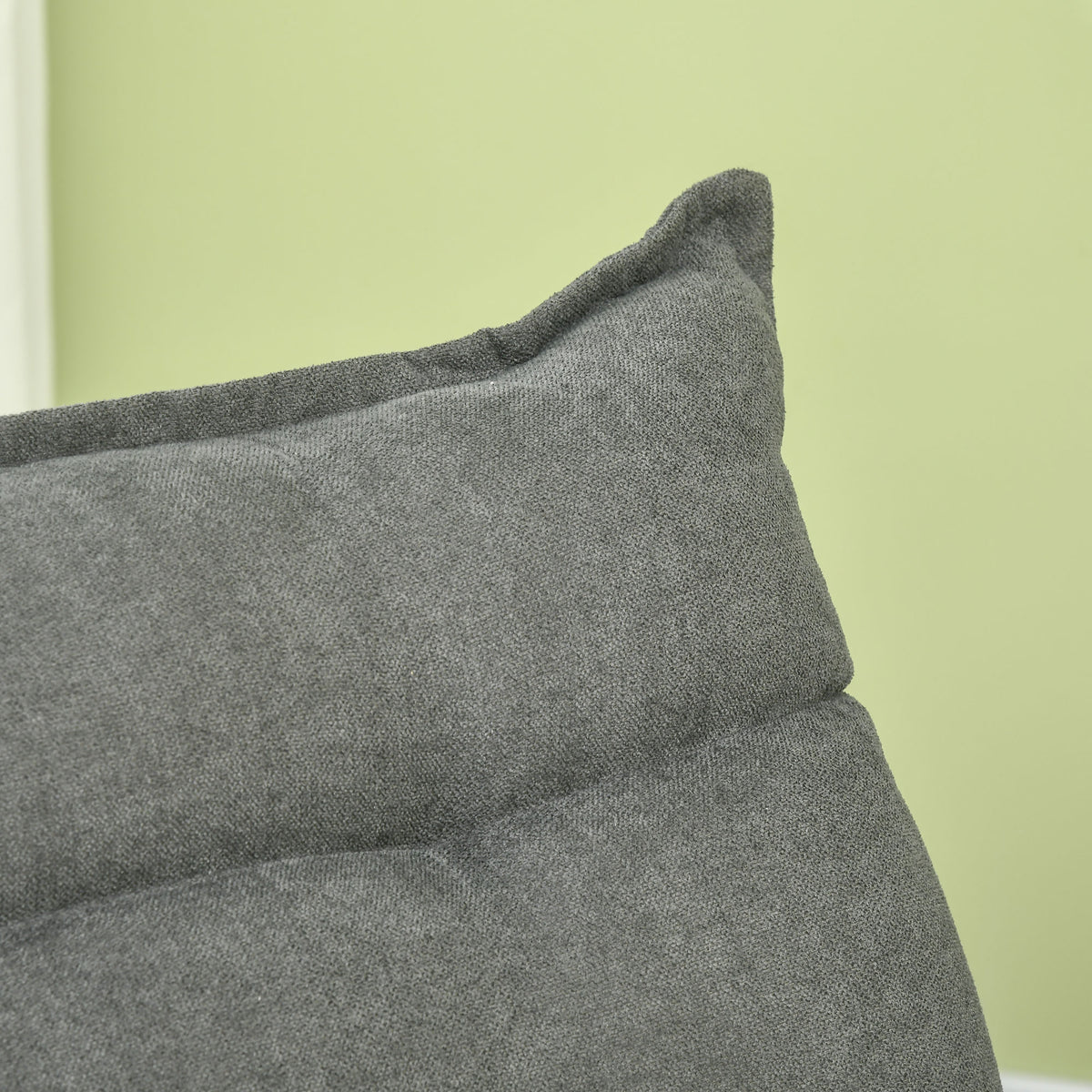 HOMCOM Relaxsessel Lesesessel, drehbar, Leinenoptik, 62 cm x 70 cm x 95 cm, Grau